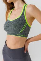 Топ спортивный женский Ouno 5120 XL/2XL Серо-зеленый  Фото №1