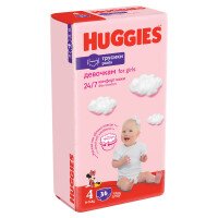Трусики-подгузники Huggies Pants 4 Jumbo 4(9-14)36 2558381 9-14 кг для девочек 36 шт. (5029053564258)  Фото №0