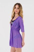 Туника пляжная для девочки TREBA A6113 120 см Фиолетовый (2000990371874S)  Фото №1