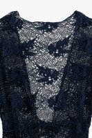 Туника пляжная однотонная женская On me 17015 46 Темно-синий  Фото №0