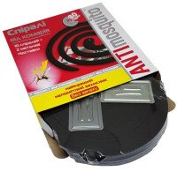 Упаковка спіралей від комарів ANTI mosquito 10 спіралей + 2 металеві підставки (4820055141376)  Фото №2