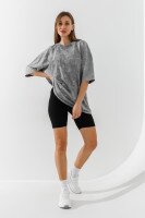 Велосипедки однотонные женские On me 1012 42 Черный  Фото №0