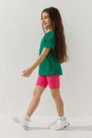 Велотреки однотонные для девочки Baby Show 9187 98 см Малиновый  Фото №1