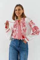Вишиванка сорочка жіноча Es-Q 5675 S Білий  Фото №4