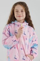 Ветровка для девочки 67 104 см Розовый (2000990283276D)  Фото №2