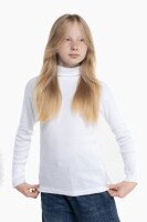 Водолазка однотонная Happy Kids 912 146 см Белый (2000989741992W)  Фото №0