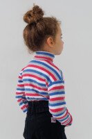 Водолазка с узором детская Happy Kids 4480 110 см Синий (2000990608260W)  Фото №1