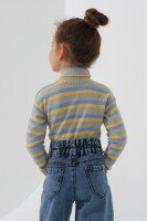 Водолазка с узором детская Happy Kids 4480 110 см Желто-голубой (2000990608383W)  Фото №2
