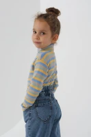 Водолазка з візерунком дитяча Happy Kids 4480 110 см Жовто- блакитний (2000990608383W)  Фото №1