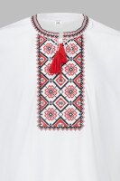 Вышиванка футболка мужская Француз 3XL Бело-красный (2000990486066A)  Фото №6