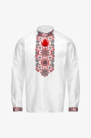 Вишиванка чоловіча  Полковник S Біло-червоний  Фото №6