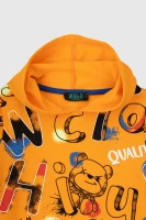 Худи однотонный для мальчика MAGO 4179 74 см Оранжевый (2000989919407W)  Фото №1
