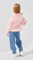 Худі з принтом для дівчинки First Kids M-202 92 см Рожевий  Фото №2