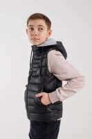 Жилет для мальчика 2301 146 см Черный  Фото №0