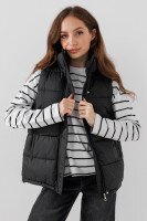 Жилет плащевка женский 9961 L Черный  Фото №0