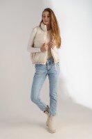 Жилет плащевка женский 851 XL Молочный (2000990316837D)  Фото №2