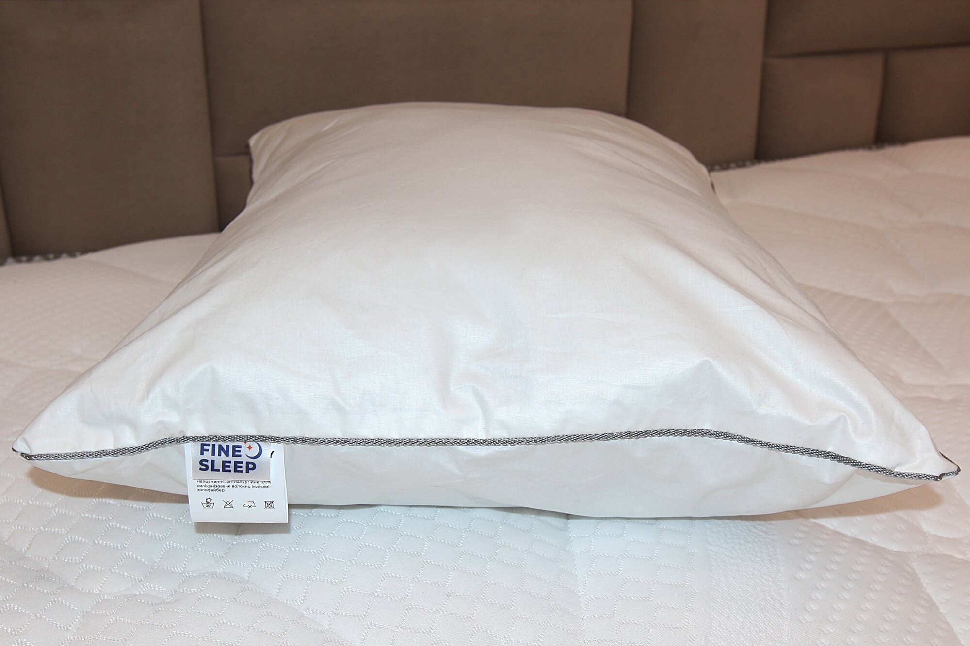 Подушка TM Fine Sleep &quot;Relax Melody&quot; не стебана ТІК холофайбер, 50х70 735211517-5070 (2000990533388)  Фото №2
