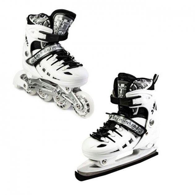 Ролики-коньки Scale Sport 29-33 Белый (2000990311474)  Фото №3