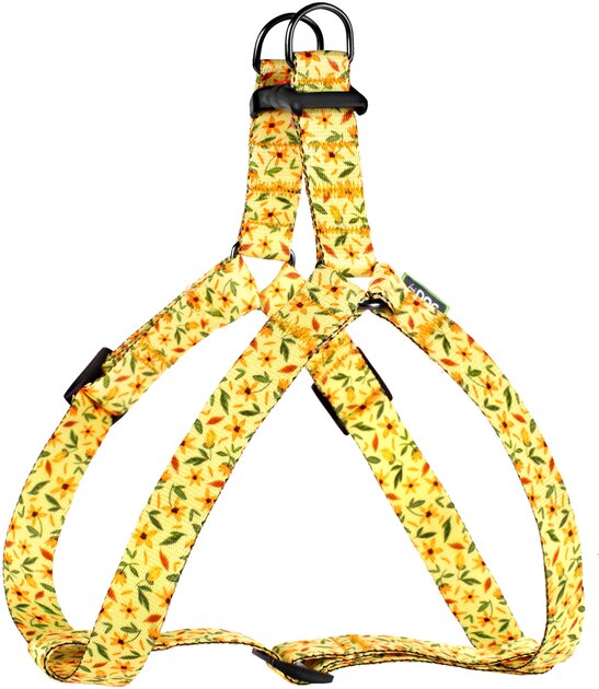 Шлея для животных ТМ HIDOG &quot;Flowers yellow&quot; 126-1019 Разноцветный
