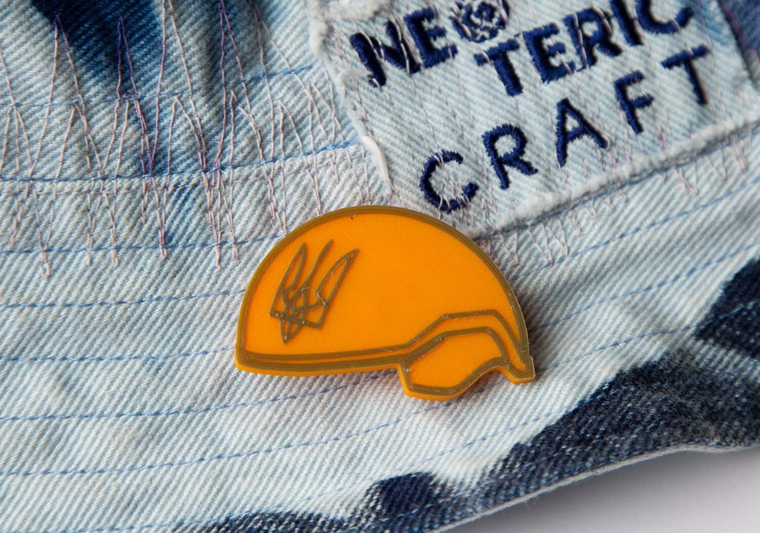 Значек NeoTeric Craft &quot;Шлем&quot; Оранжевый (2000989114437)