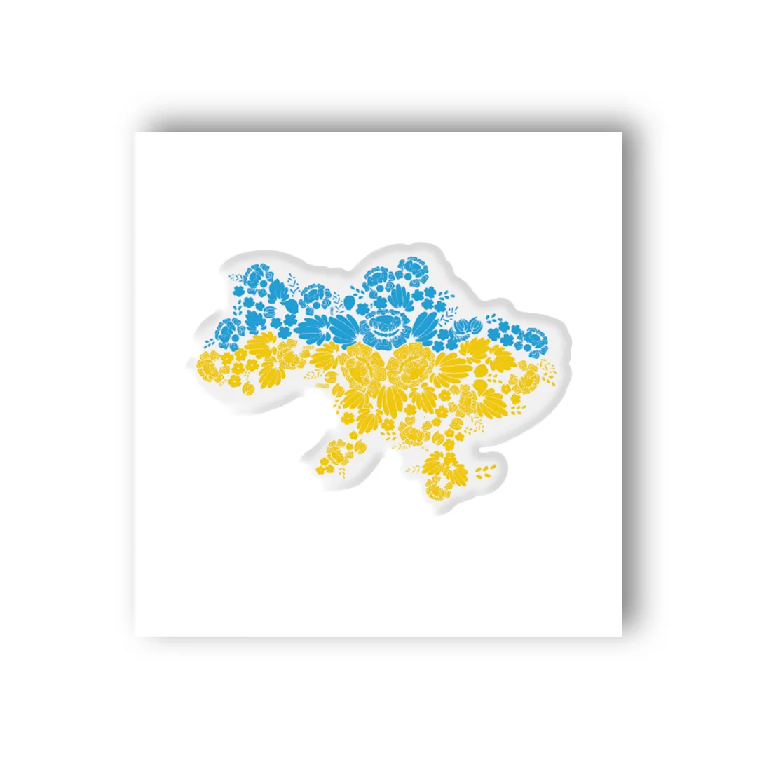 3D-стикер &quot;Голубо желтая Украина&quot; Tattooshka SX-64 (4829000011535)