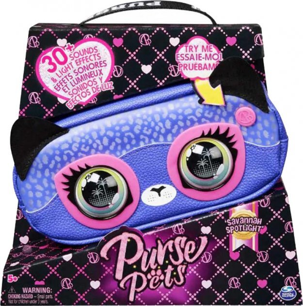 Інтерактивна сумочка на пояс Spin Master Purse Pets Гепард SM26708/7528 Різнокольоровий (2000989598329)  Фото №8