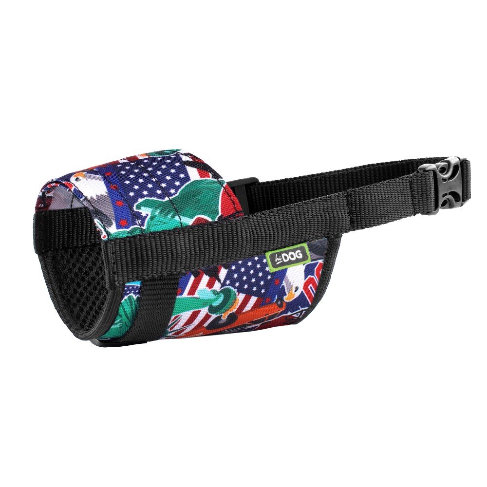 Намордник ТМ HIDOG &quot;USA&quot; из нейлона регулируемый №1(14-20см) 130-1017 (2100102615015)(SN)  Фото №0