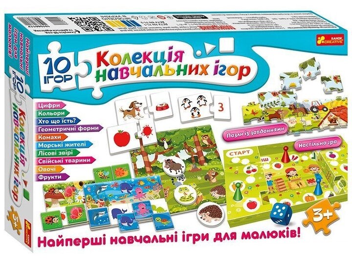 Колекція навчальних ігр Ranok Creative 10156011У Різнокольоровий
