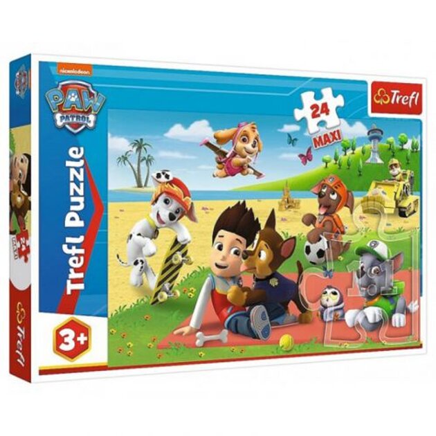 Пазлы Trefl «24 Maxi» Paw Patrol &quot;Веселье на одеяле&quot; 14346 24 эл. Разноцветный