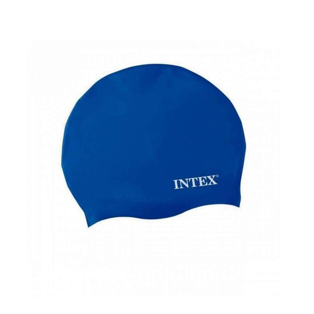 Силиконовая плавательная шапочка Intex 55992 Синий