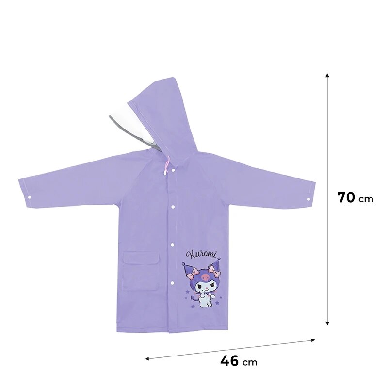 Дощовик для дівчинки KITE HK24-2600S S Бузковий (4063276188960A)  Фото №1