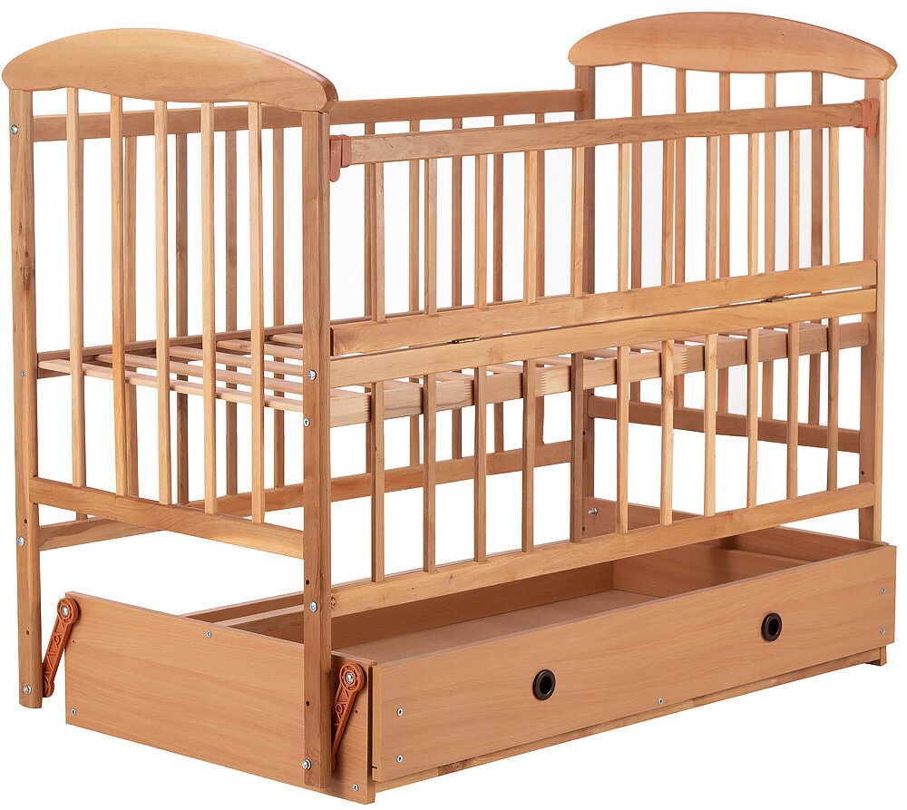 Ліжко Babyroom Наталка ОСМЯО маятник і ящик, відкидний бік 624750 Різнокольоровий (2000989552420)  Фото №3