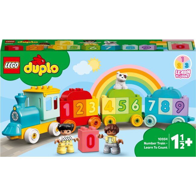 Конструктор LEGO Потяг із цифрами – вчимося рахувати 10954 Різнокольоровий