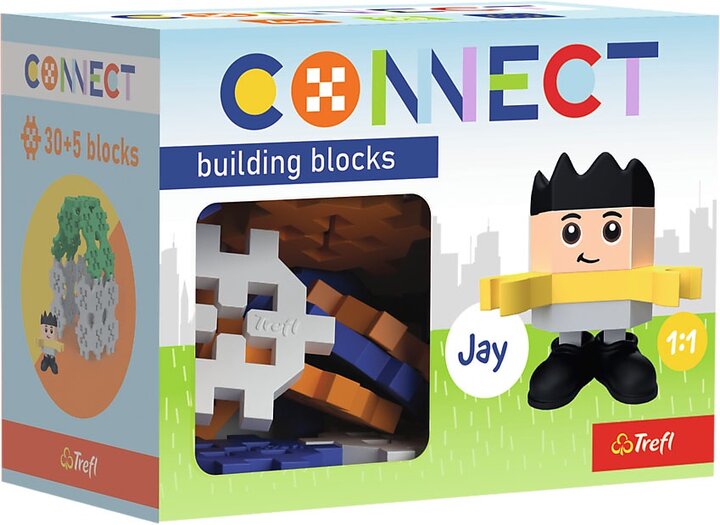 Конструктор Trefl Connect 62006 35 ел. Різнокольоровий