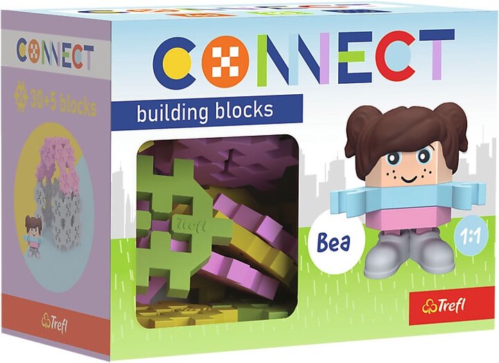 Конструктор Trefl Connect 62004 35 ел. Різнокольоровий