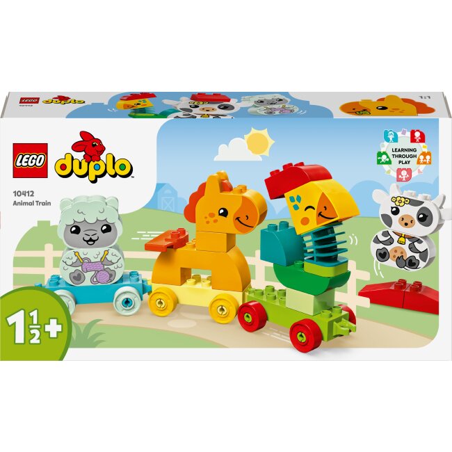 Конструктор LEGO Потяг тваринок 10412 Різнокольоровий