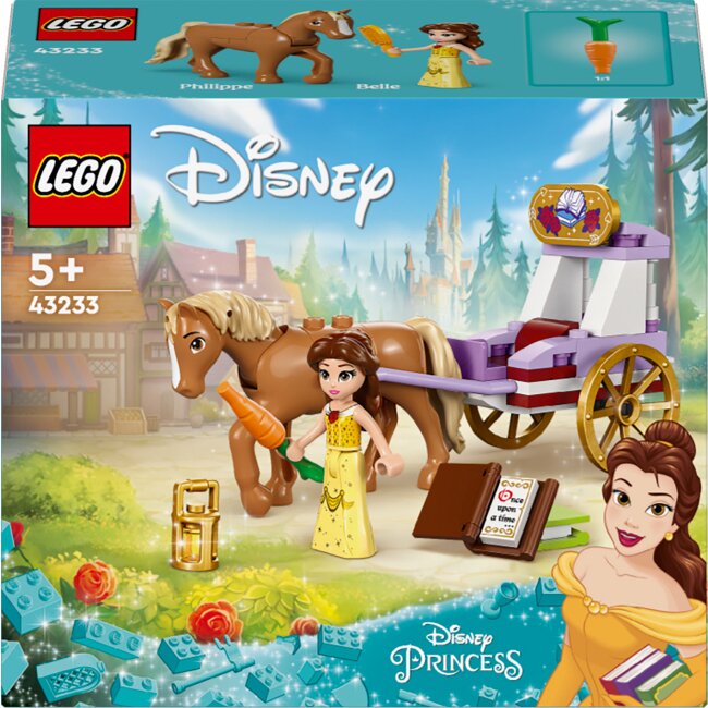 Конструктор LEGO Казкова карета Белль 43233 62 деталі Різнокольоровий