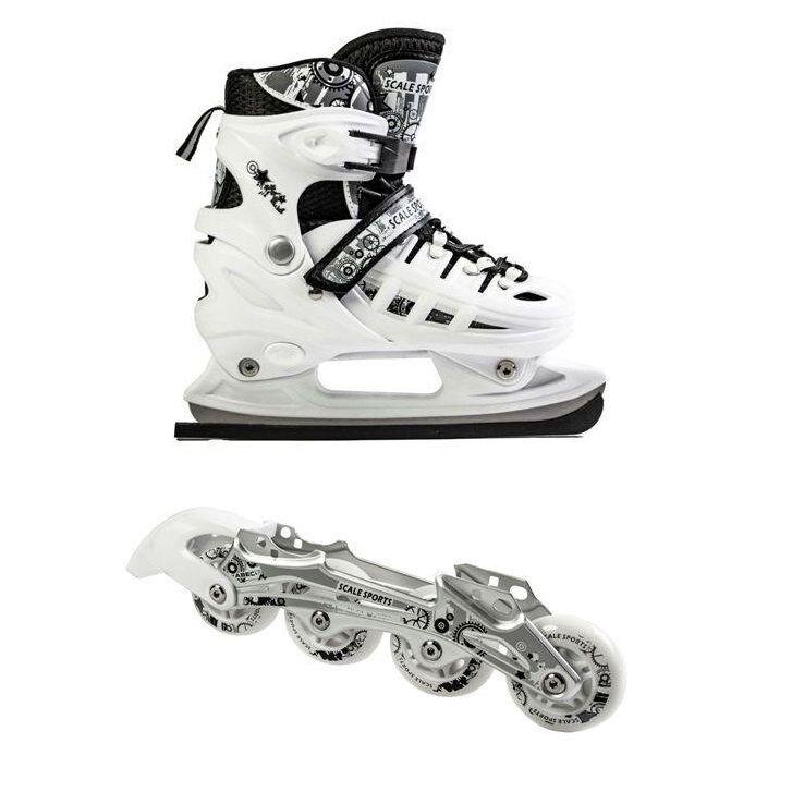 Ролики-коньки Scale Sport 29-33 Белый (2000990311474)  Фото №4