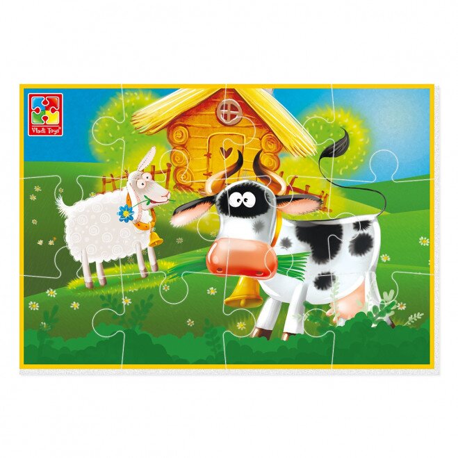 М&#039;які пазли А5 &quot;Ферма&quot; Vladi Toys VT1103-97 (4820234764488)  Фото №0