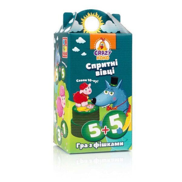Настільна гра CRAZY KOKO VLADI TOYS Спритнi вiвцi Схопи 10-ку! укр VT8033-03 (4820195055700)