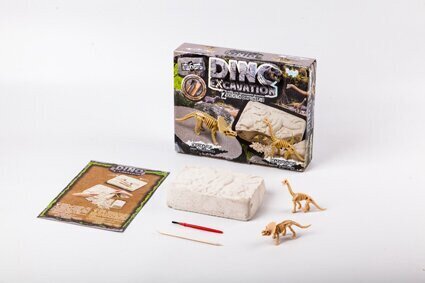 Набір для проведення розкопок &quot;Dino excavation&quot; динозаврики укр. 7513 DEX-01-04,05,06 (2000902339039)