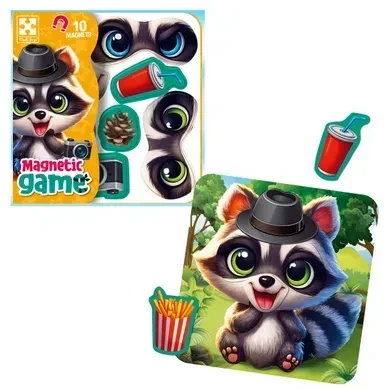 Гра розвиваюча магнітна &quot;Емоції Єнота&quot; Vladi Toys VT3220-03 Різнокольоровий