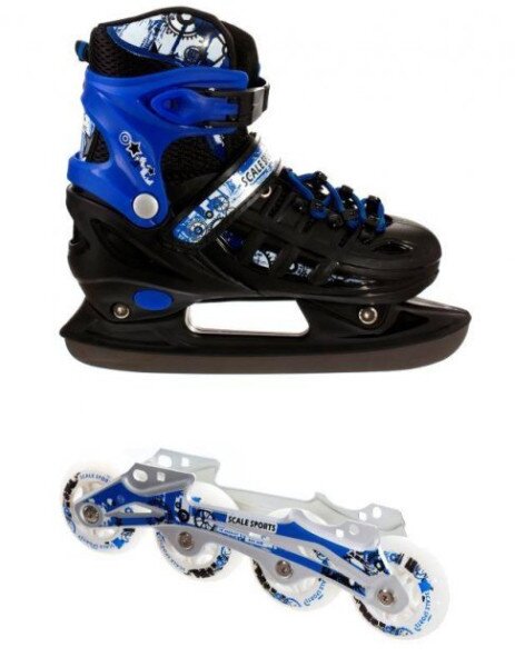 Ролики-коньки Scale Sport 29-33 Черно-синий (2000903106067)