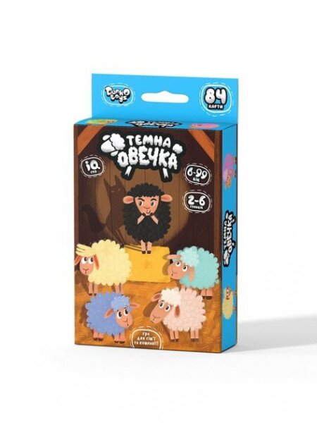 Развлекательная и развивающая настольная игра &quot;Темная овечка&quot; Danko Toys TO-01-01U (2000990281722)