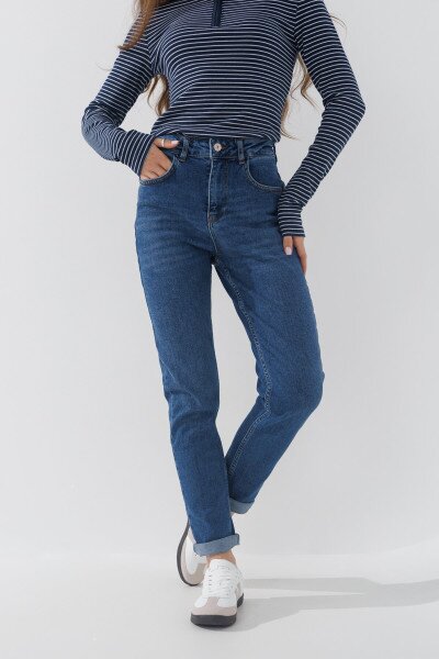 Джинси Slim Fit жіночі Karol 23321 34 Синій (2000990248220D)