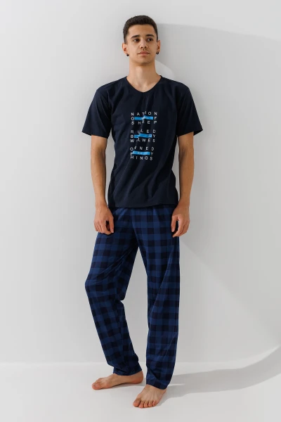 Пижама мужская AYANS S Синий