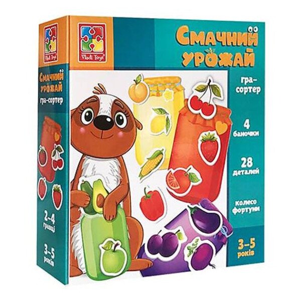 Міні-розвивашка сортер &quot;Смачний урожай&quot; VT1804-41 Різнокольоровий