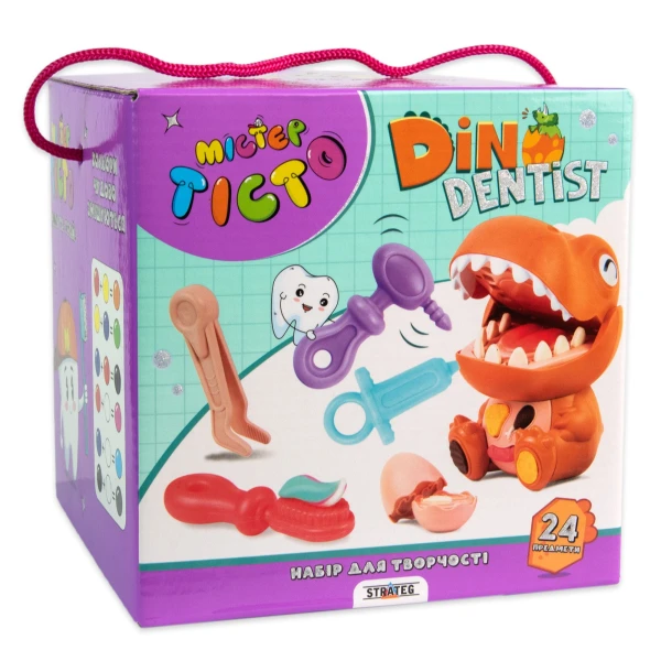 Набор креативного творчества &quot;Мистер тесто&quot; Dino Dentist Strateg 41020