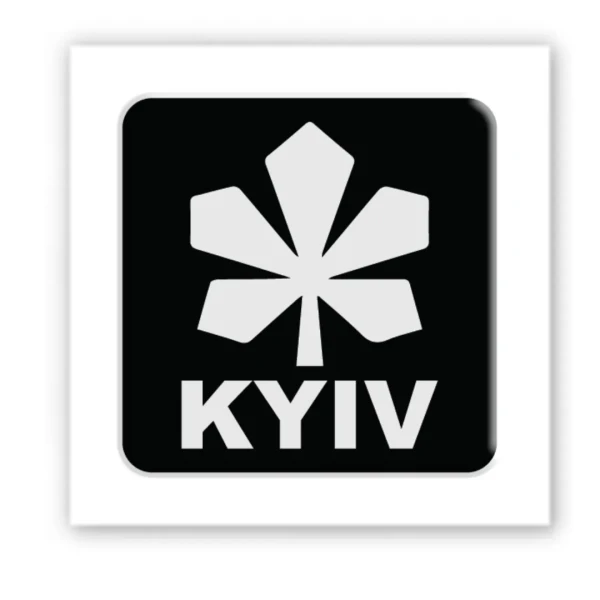 3D стікер KYIV black Tattooshka SX-123 (4829000012013)