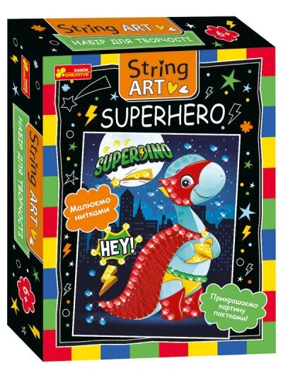 Набор для творчества. String ART. Superhero 10100522У (4823076149864)